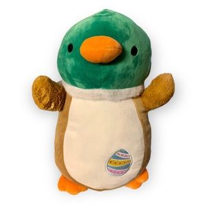 Squishmallows 14” Easter HugMees Avery The Mallard Duck with Egg Decoration